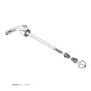 (メール便対応商品)SHIMANO シマノ QUICK RELEASE LEVER クイックリリース レバー フロント用 WH-RS31/RS21/RS11(Y...