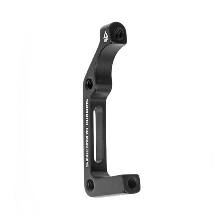 SHIMANO シマノ MOUNT ADAPTER マウントアダプター SM-MA90 P/S リア インターナショナルA 180mmローター用(ISMMA90R180PS)(4524667430520)