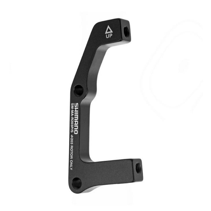 SHIMANO シマノ MOUNT ADAPTER マウントアダプター SM-DBADT P/S リア インターナショナルA 203mmローター用(ISMMAR203PSA)(4524667108818)