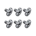 (メール便対応商品)SHIMANO シマノ SPD-SL CLEAT BOLT クリート取付けボルト 軽量タイプ M5×8mm 6個(YL8898050)(4524667907312)