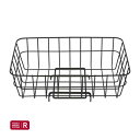 (即納)SHOWA INDUSTRIES 昭和インダストリーズ WIRE BASKET ワイヤー バスケット BRMA-B301 BLK ブラック マウント別売(4580253417290)フロント バスケット