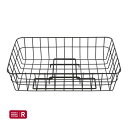 SHOWA INDUSTRIES 昭和インダストリーズ WIRE BASKET ワイヤー バスケット BRLA-B501 BLK ブラック マウント別売(4580253417313)フロント バスケット