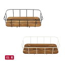 SHOWA INDUSTRIES 昭和インダストリーズ WOOD WIRE RACK WRN ウッドワイヤーラック 浅型 WRN マウント別売 フロント バスケット