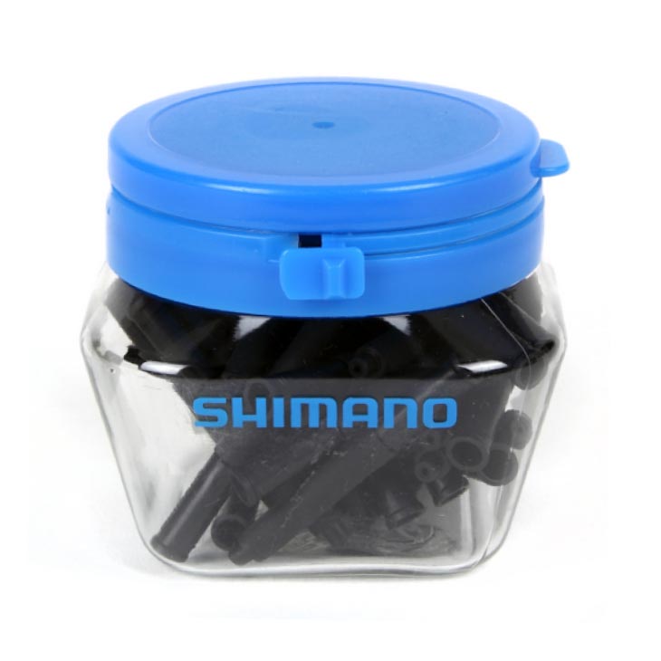 SHIMANO シマノ SHIFT OUTER CAP ノーズ付きシフトアウターキャップ＆ラバーシールド 50個入り(Y6AM98085)(4524667408673)リペアパーツ