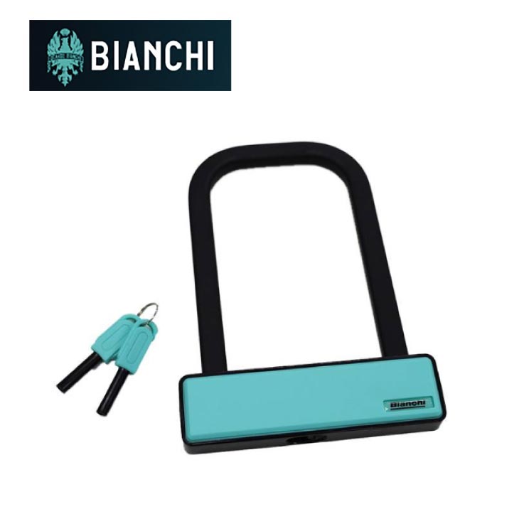 (即納)(メール便対応商品)BIANCHI ビアンキ U-LOCK U字ロック キー式ロック(JPP0202003CK001)(4580058483100)