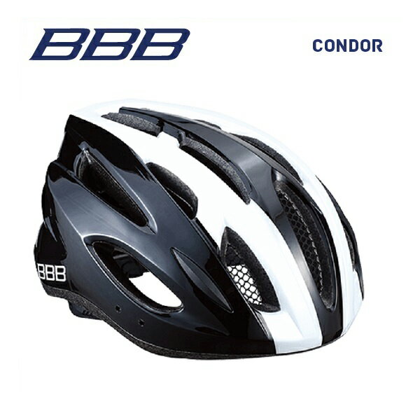 BBB ビービービー ヘルメット BHE-35 CONDOR コンドル ブラック/ホワイト