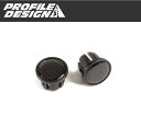 (メール便対応商品)PROFILE DESIGN プロファイルデザイン バーエンドキャップ Carbon End Cap カーボンエンドキャップ(0180210...