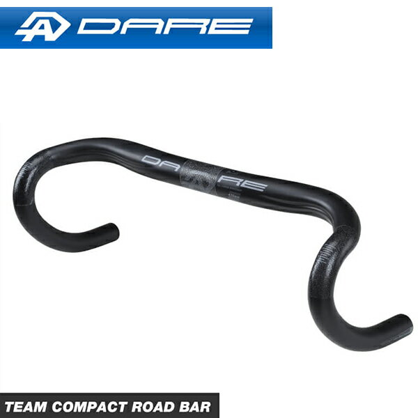 (DARE)ディア DROP HANDLE ドロップハンドル TEAM COMPACT ROAD BAR チームコンパクトロードバーΦ31.8mm 420mm(HMカーボン)(HD-DR-003)