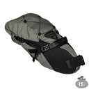 TOPEAK トピーク BackLoader 15L バックローダー 15L グリーン サドルバッグ (BAG41103)(4710069687833)