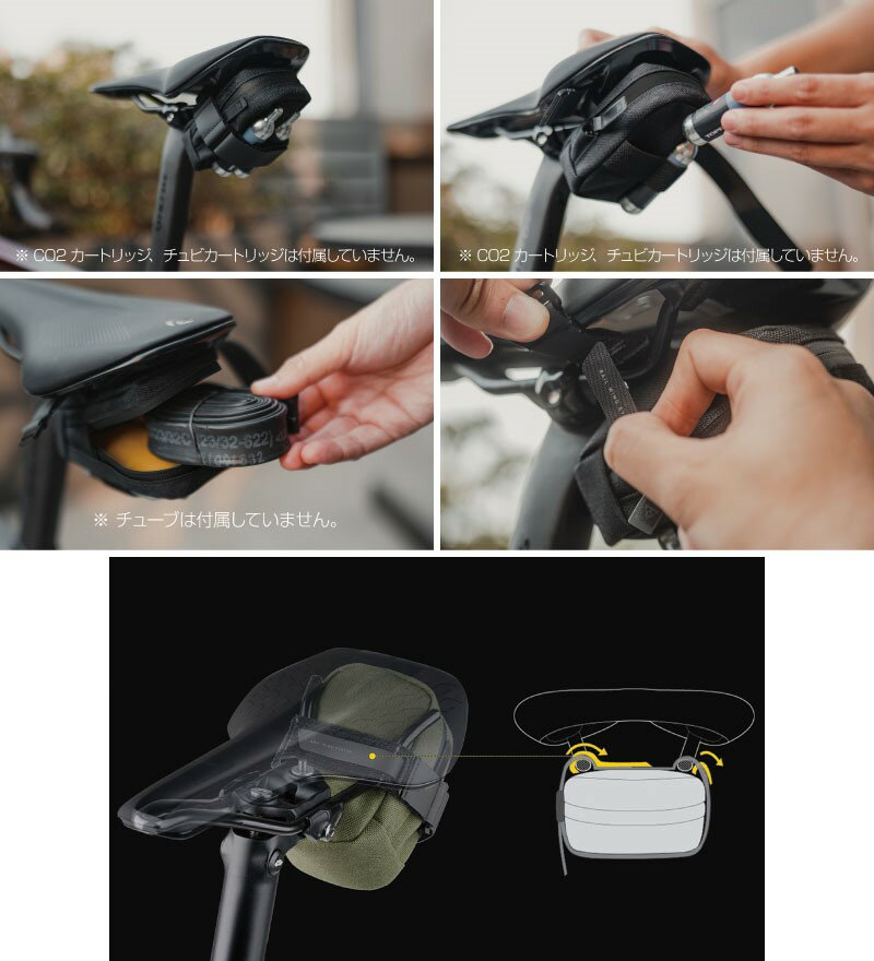 (即納)TOPEAK トピーク ELEMENTA SEATBAG M エレメンタ シートバッグ Mサイズ サドルバッグ 2