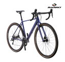 (選べる特典付)2024 BASSO バッソ FANGO ファンゴ GRX400 ネイビー 2×10S グラベルロード