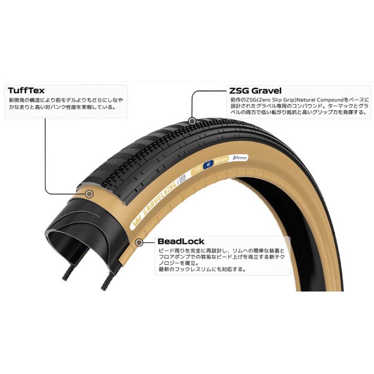 Panaracer パナレーサー GRAVELKING SS グラベルキング SS TUBELESS READY チュー...