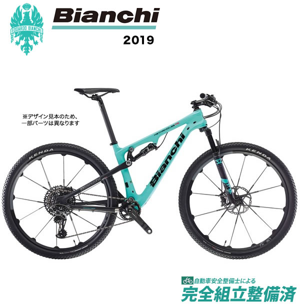 マウンテンバイク 2019年モデル BIANCHI ビアンキ Methanol 9.4 FS Sram GX Eagle 1x12 メタノール 9.4 Sram GX Eagle 1x12 2A - CK16/Black