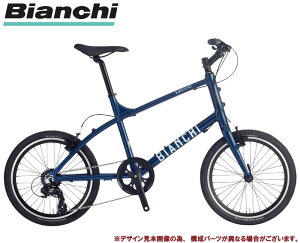 2021年 BIANCHI ビアンキ LECCO レッコ NAVY ネイビー 7段変速 車輪径20インチ ミニベロ・小径車