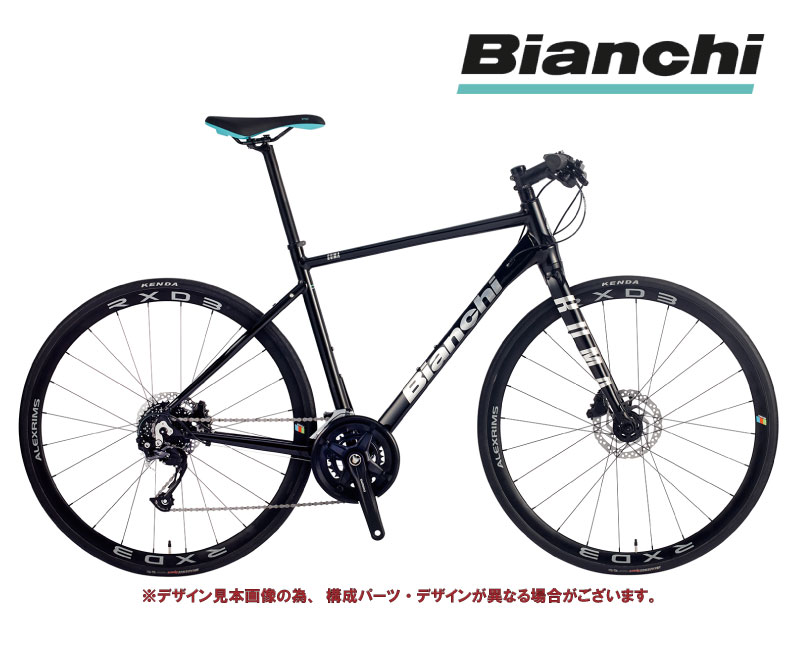 (選べる特典付)2022 BIANCHI ビアンキ ROMA 2 ローマ2 ブラック/シルバー 2x9S 油圧ディスク クロスバイク