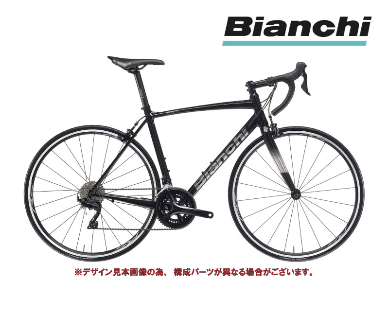 選べる特典付 2022 BIANCHI ビアンキ VIA NIRONE 7 SHIMANO 105 ビア ニローネ7 シマノ105 R7000 ブラック/チタニウムシルバー 2 11s ロードバイク