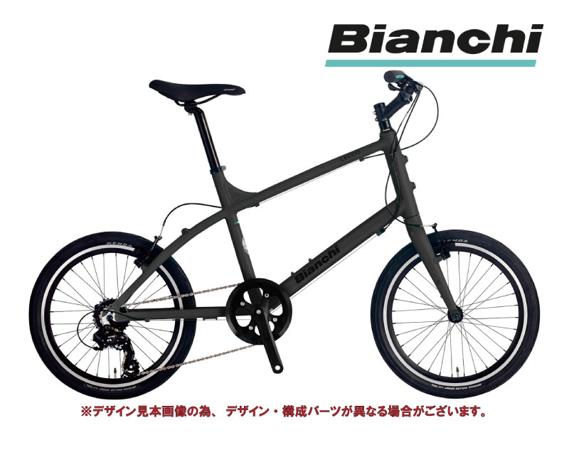 2023 BIANCHI ビアンキ LECCO レッコ ダークグラファイト 7段変速 ミニベロ 小径車