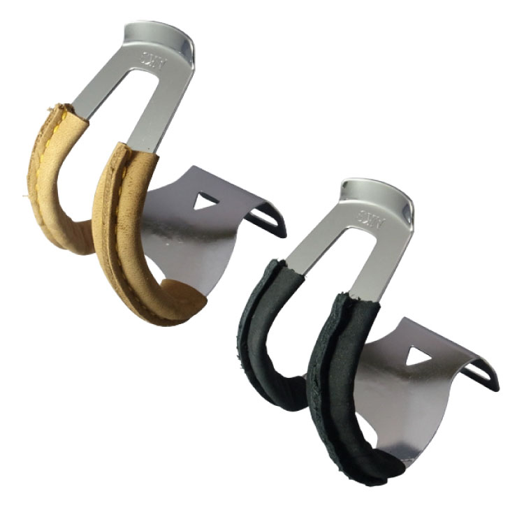 (即納あり)MKS 三ヶ島 HALF CLIP DEEP ハーフクリップ ディープ 革付 鉄 トゥクリップ ペダル