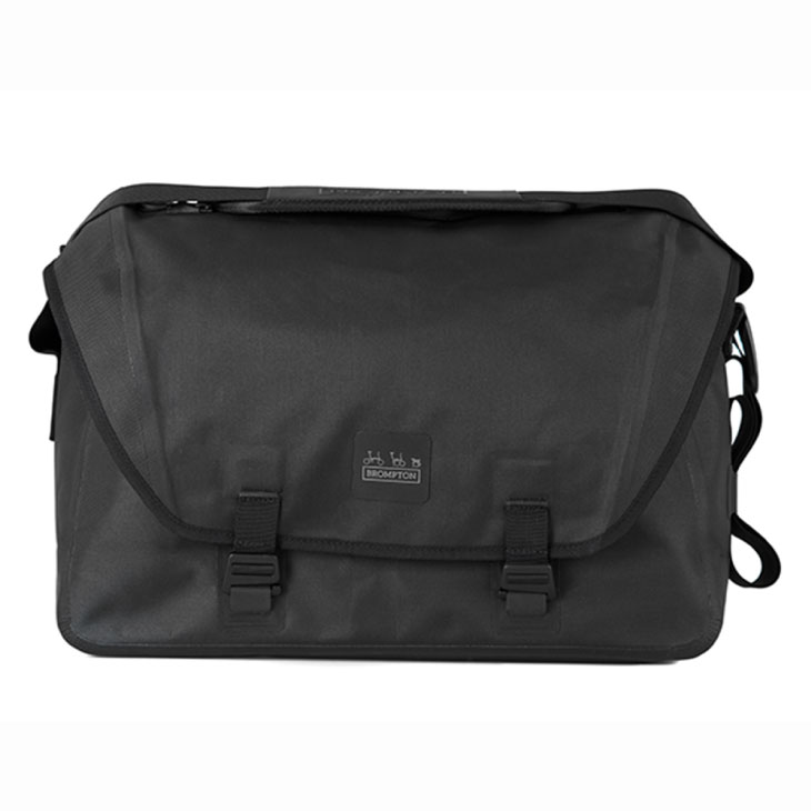 (即納)BROMPTON ブロンプトン Messenger Waterproof Bag メッセンジャー ウォータープルーフ バッグ 20L ブラック バッグ (QMETBWP-L-BK)