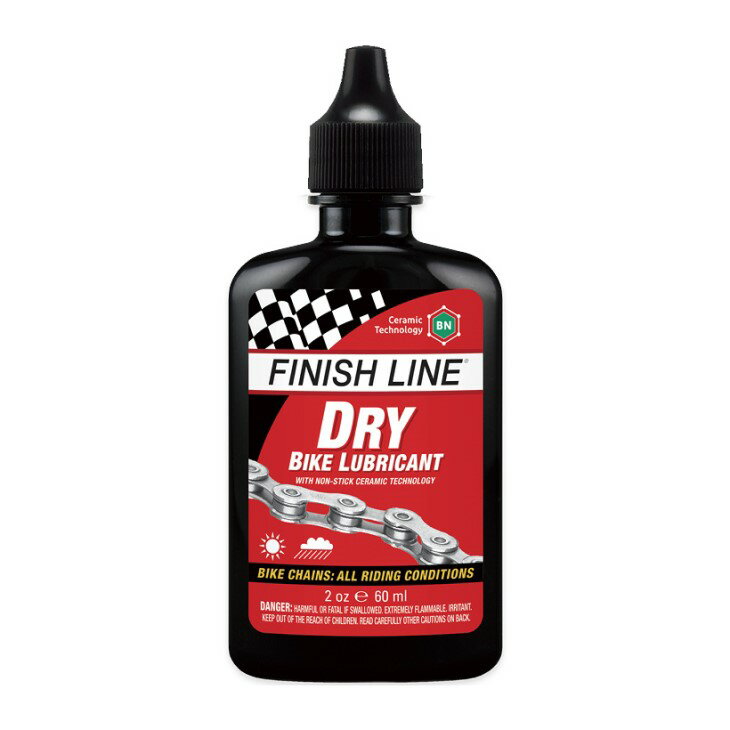 (即納)FINISH LINE フィニッシュライン Dry Bike Lubricant ドライ バイク ルブリカント 60ml ケミカル用品(TOS15100)(0036121960671)