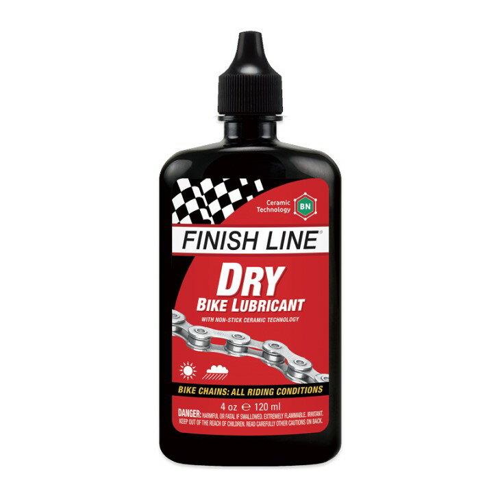 (即納)FINISH LINE フィニッシュライン Dry Bike Lubricant ドライ バイク ルブリカント 120ml ケミカル用品(0036121960688)