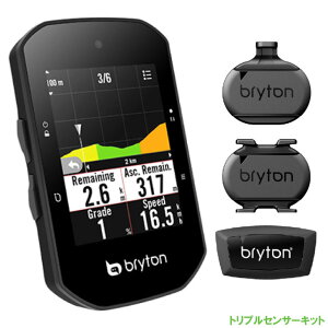 Bryton ブライトン Rider S500T ライダー S500T (ケイデンス・スピード・心拍センサー付き) サイクルコンピューター GPS ルートナビ機能(4718251593115)