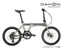 (特典付)2024 DAHON ダホン HORIZE DISC ホライズ ディスク スティールグレー マイクロシフト仕様 8段変速 折り畳み