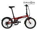 (在庫有り)DAHON ダホン HIT ヒット ルビーレッド 6段変速 折り畳み