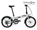 (在庫有り)DAHON ダホン HIT ヒット ホワイト 6段変速 折り畳み