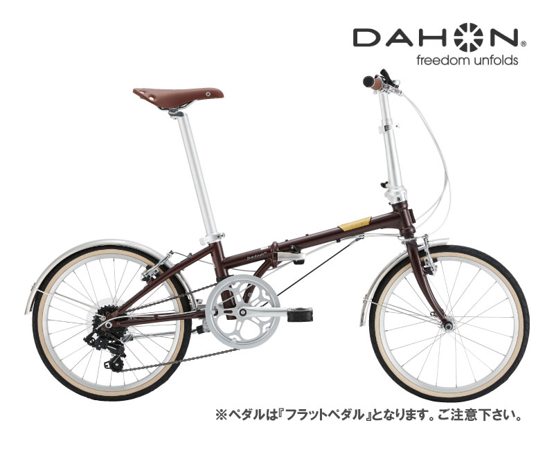 2024 DAHON ダホン BOARDWALK D7 ボードウォークD7 チョコレート 7段変速 折り畳み自転車