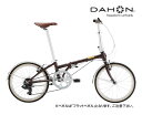 2024 DAHON ダホン BOARDWALK D7 ボードウォークD7 チョコレート 7段変速 折り畳み自転車