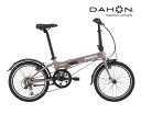 (在庫有り)DAHON ダホン HIT ヒット ピンキッシュグレー 6段変速 折り畳み