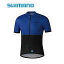 (在庫一掃セール)(メール便対応商品)SHIMANO シマノ CW-JSPS-VE41M ELEMENT エレメント ショートスリーブジャージ ブルー