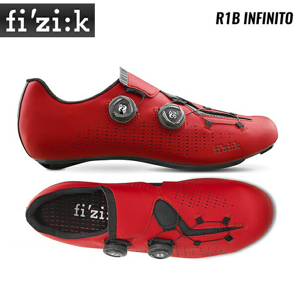 (メーカー在庫限り)fizik フィジーク R1B INFINITO BOA インフィニート ボア レッド/ブラック ロード用..