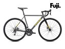 (選べる特典付)2025 FUJI フジ NAOMI DISC ナオミ ディスク マットガンメタル 2×9SP ロードバイク