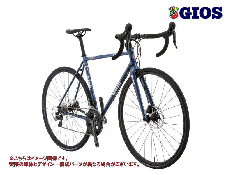 (選べる特典付)2024 GIOS ジオス AIRONE DISC アイローネ ディスク ダークグリーン 2×10SP ロードバイク