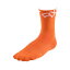 (メール便対応商品)R×L アールエル BIKE RACING GRIP SOCKS バイク レーシング グリップ ソックス ラウンド(TBK-300R)オレンジ/ホワイト 男女兼用 ソックス