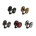 RIDEA ライデア BROMPTON ブロンプトン REAR MADGUAED ROLLER DOUBLE WHEEL FOR BROMPTON リア マッドガード ローラー ダブル ブロンプトン用