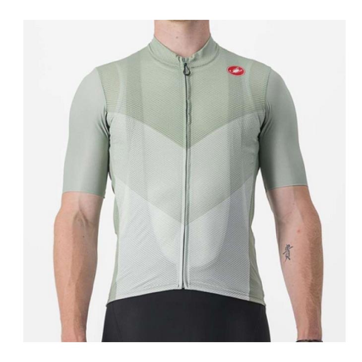 CASTELLI カステリ ENDURANCE PRO 2 JERSEY エンデュランス プロ 2 半袖ジャージ ディフェンダーグリーン メンズ ウェア