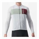 CASTELLI カステリ PROLOGO 7 LONG SLEEVE JERSEY プロロゴ 7 ロングスリーブ ジャージ 長袖 シルバーグレー/ディフェンダーグリーン ボルドー メンズ ウェア