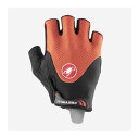 (メール便対応商品)CASTELLI カステリ ARENBERG GEL 2 GLOVE アランベール ゲル 2 グローブ ファイアリーレッド/ブラック ユニセックス 指切りグローブ