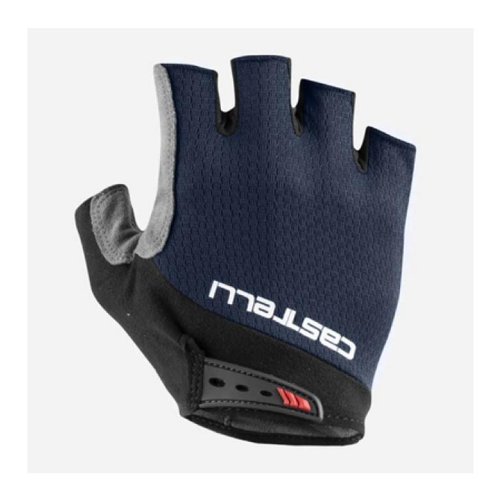 (即納あり)(メール便対応商品)CASTELLI カステリ ENTRATA V GLOVE エントラータ V グローブ ベルジャンブルー ユニセックス 指切りグローブ