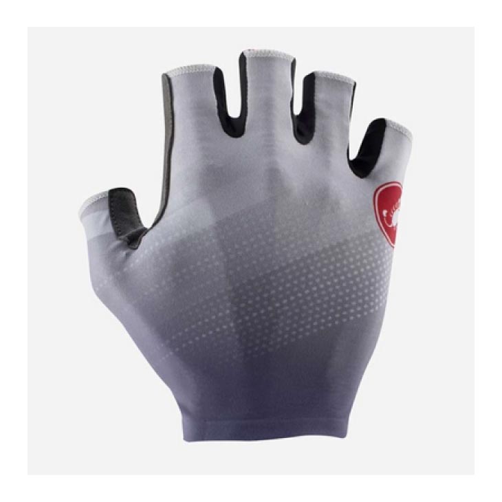 (即納)(メール便対応商品)CASTELLI カステリ COMPETIZIONE 2 GLOVE コンペティツィオーネ 2 シルバーグレー/ベルジャンブルー ユニセックス 指切りグローブ