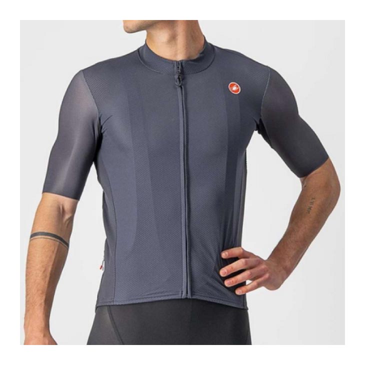 (即納)CASTELLI カステリ ENDURANCE ELITE JERSEY エンデュランス エリート 半袖ジャージ ダークグレー メンズ ウェア