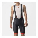 (一部即納)CASTELLI カステリ COMPETIZIONE KIT BIBSHORT コンペティツィオーネ キット ビブショーツ ブラック/レッド メンズ ウェア