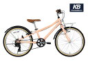 (特典付) KhodaaBloom コーダーブルーム ASSON J22 アッソン J22 マットピーチピンク 6段変速 ジュニアバイク(4)
