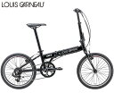折り畳み LOUIS GARNEAU ルイガノ EASEL6.0 イーゼル6.0 LGブラック 7段変速 フォールディングバイク