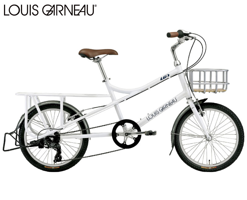 楽天自転車館びーくる小径車・ミニベロ LOUIS GARNEAU ルイガノ EASEL8.0 イーゼル8.0 LGホワイト 7段変速