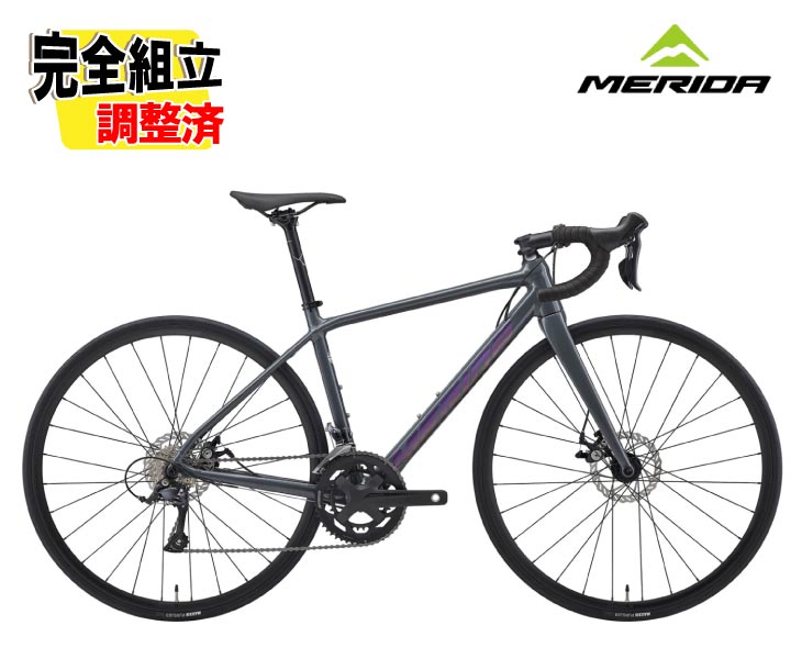 (特典付き!)2026 MERIDA メリダ SCULTURA 200 スクルトゥーラ 200 ダークグレー(パープル)【FS26】ロードバイク
