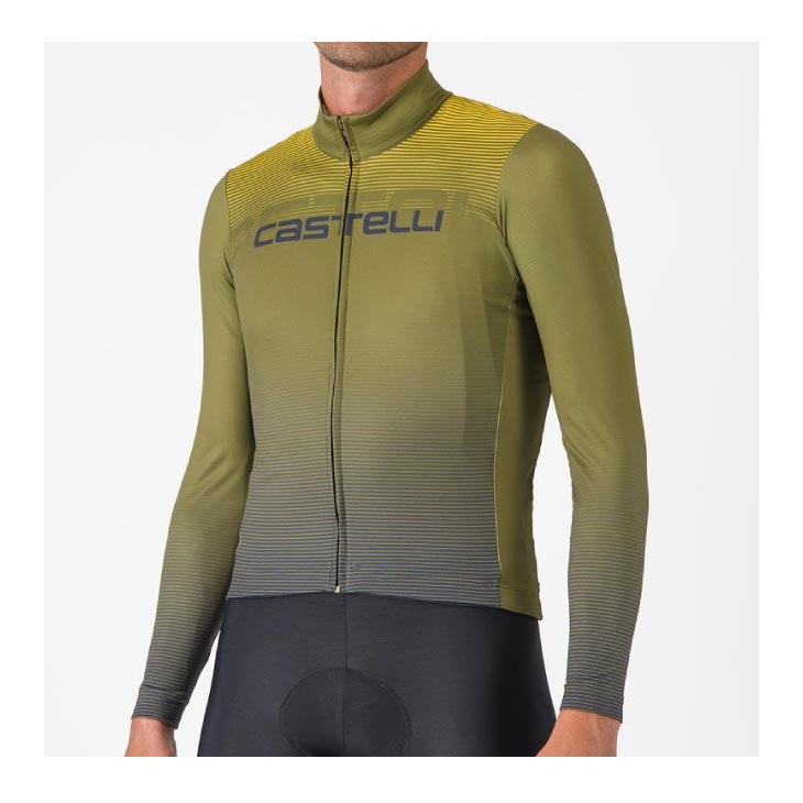 (即納)CASTELLI カステリ APICE THERMAL JERSEY サーマル ジャージ SAGE/TWILIGHT BLUE MANGO MOJIT(型..